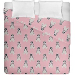 Cute Husky Duvet Cover Double Side (king Size) by SychEva