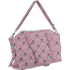 Cute Husky Canvas Crossbody Bag by SychEva