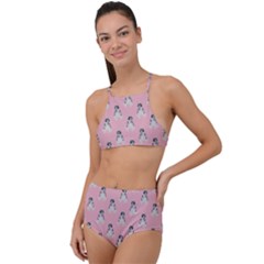 Cute Husky High Waist Tankini Set by SychEva