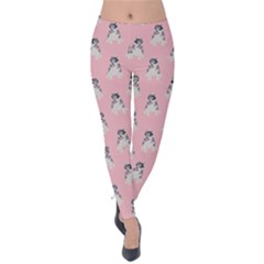 Cute Husky Velvet Leggings by SychEva