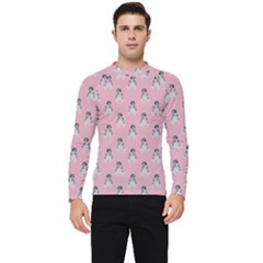 Cute Husky Men s Long Sleeve Rash Guard by SychEva