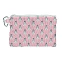 Cute Husky Canvas Cosmetic Bag (Large) View1