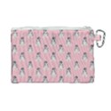 Cute Husky Canvas Cosmetic Bag (Large) View2