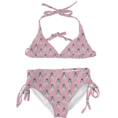 Cute Husky Kids  Classic Bikini Set by SychEva