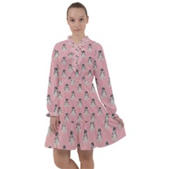 Cute Husky All Frills Chiffon Dress by SychEva