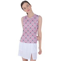 Cute Husky Women s Sleeveless Sports Top by SychEva