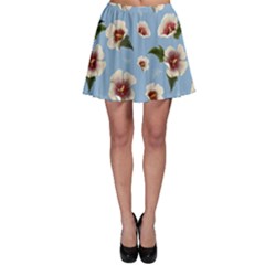 Hibiscus Flowers Skater Skirt by SychEva