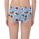 Hibiscus Flowers Mid-Waist Bikini Bottoms View2