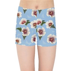 Hibiscus Flowers Kids  Sports Shorts by SychEva