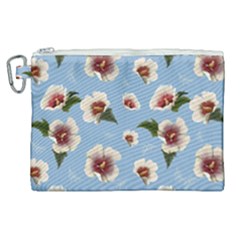 Hibiscus Flowers Canvas Cosmetic Bag (xl) by SychEva