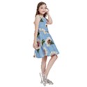 Hibiscus Flowers Kids  Skater Dress View3