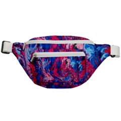 Painted Feathers Fanny Pack by kaleidomarblingart