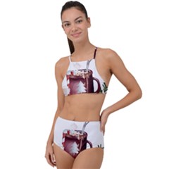 Christmas Joy High Waist Tankini Set by Blueketchupshop