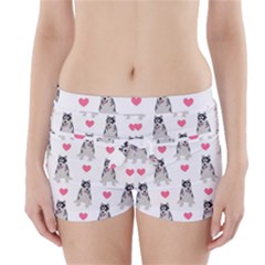 Little Husky With Hearts Boyleg Bikini Wrap Bottoms by SychEva