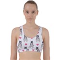 Little Husky With Hearts Back Weave Sports Bra View1