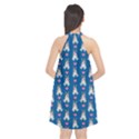 Little Husky With Hearts Halter Neckline Chiffon Dress  View2