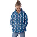 Little Husky With Hearts Kids  Oversized Hoodie View1