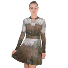 Small World View Long Sleeve Panel Dress by DeneWestUK