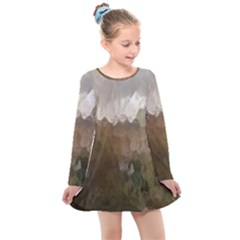 Small World View Kids  Long Sleeve Dress by DeneWestUK