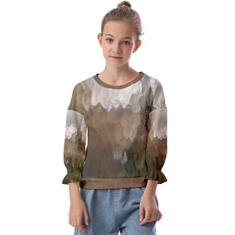 Small World View Kids  Cuff Sleeve Top by DeneWestUK