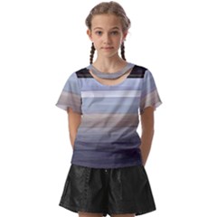 Pompey Beach Kids  Front Cut Tee