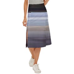 Pompey Beach Midi Panel Skirt