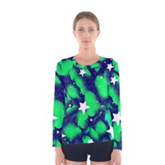 Space Odyssey  Women s Long Sleeve Tee