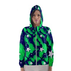 Space Odyssey  Women s Hooded Windbreaker