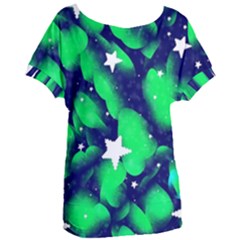 Space Odyssey  Women s Oversized Tee