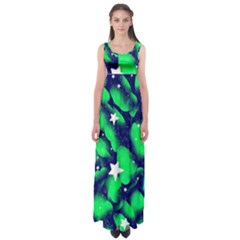 Space Odyssey  Empire Waist Maxi Dress