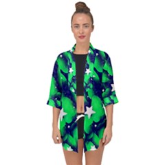 Space Odyssey  Open Front Chiffon Kimono