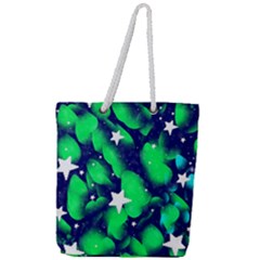 Space Odyssey  Full Print Rope Handle Tote (large) by notyouraveragemonet