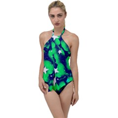 Space Odyssey  Go With The Flow One Piece Swimsuit