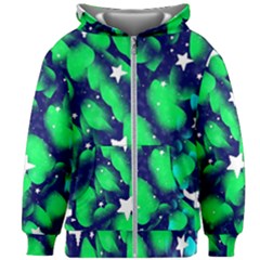 Space Odyssey  Kids  Zipper Hoodie Without Drawstring