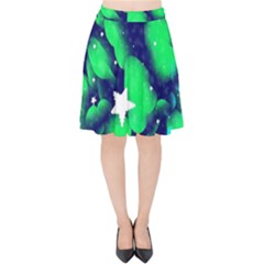 Space Odyssey  Velvet High Waist Skirt