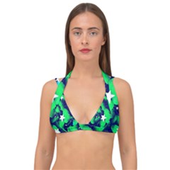 Space Odyssey  Double Strap Halter Bikini Top