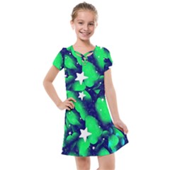 Space Odyssey  Kids  Cross Web Dress by notyouraveragemonet