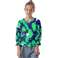 Space Odyssey  Kids  Cuff Sleeve Top