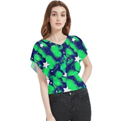 Space Odyssey  Butterfly Chiffon Blouse