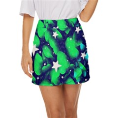 Space Odyssey  Mini Front Wrap Skirt