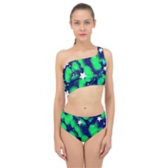 Space Odyssey  Spliced Up Two Piece Swimsuit