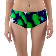 Space Odyssey  Reversible Mid-waist Bikini Bottoms by notyouraveragemonet