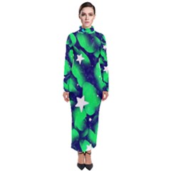 Space Odyssey  Turtleneck Maxi Dress