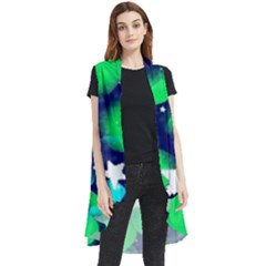 Space Odyssey  Sleeveless Chiffon Waistcoat Shirt