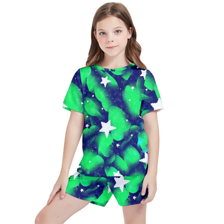 Space Odyssey  Kids  Tee and Sports Shorts Set