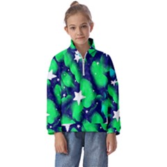 Space Odyssey  Kids  Half Zip Hoodie