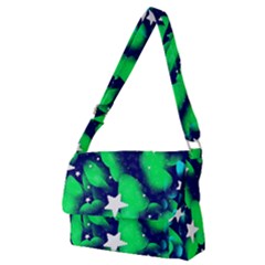 Space Odyssey  Full Print Messenger Bag (m) by notyouraveragemonet