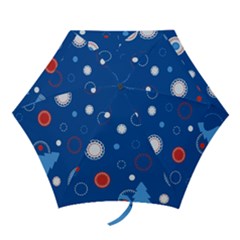 Christmas Pattern Tree Design Mini Folding Umbrellas by Sapixe