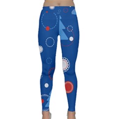 Christmas Pattern Tree Design Classic Yoga Leggings by Sapixe