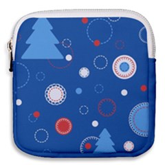 Christmas Pattern Tree Design Mini Square Pouch by Sapixe